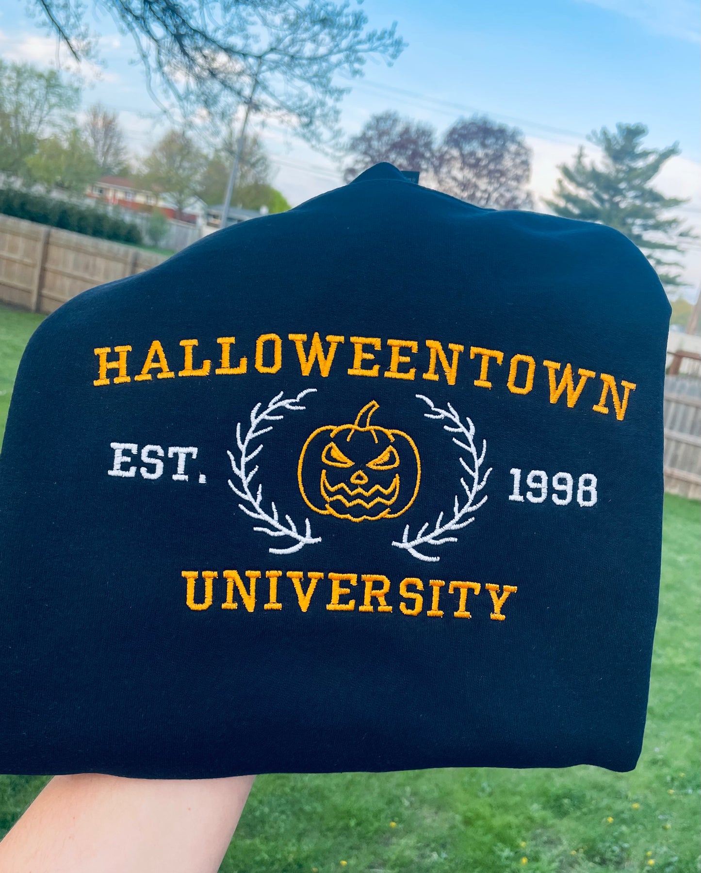 Halloweentown Embroidered Sweatshirt