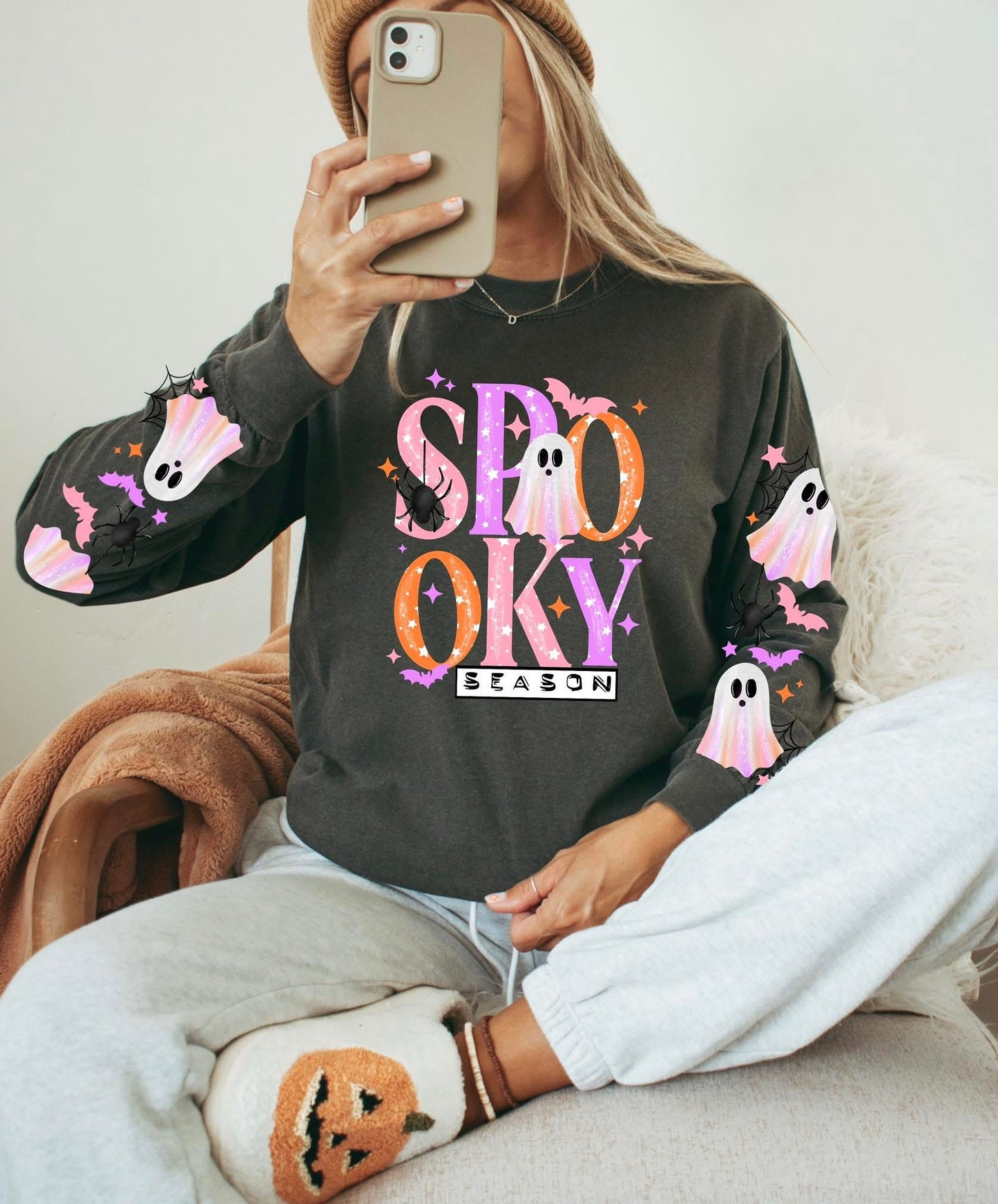 Spooky Season Ghosts DTF Transfer