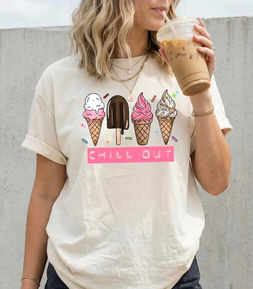 Chill Out DTF Transfer