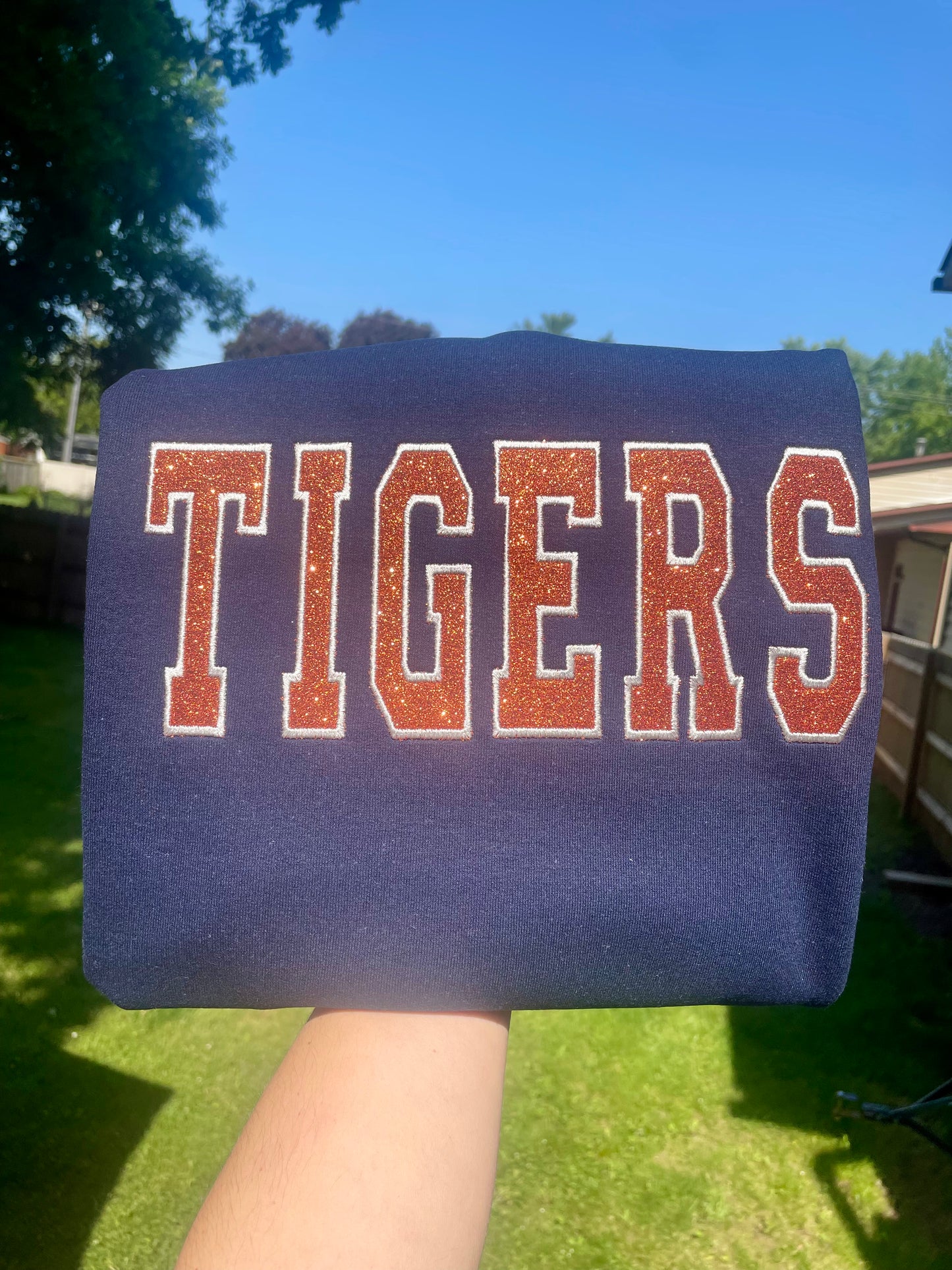 Embroidered Tigers Sweatshirt