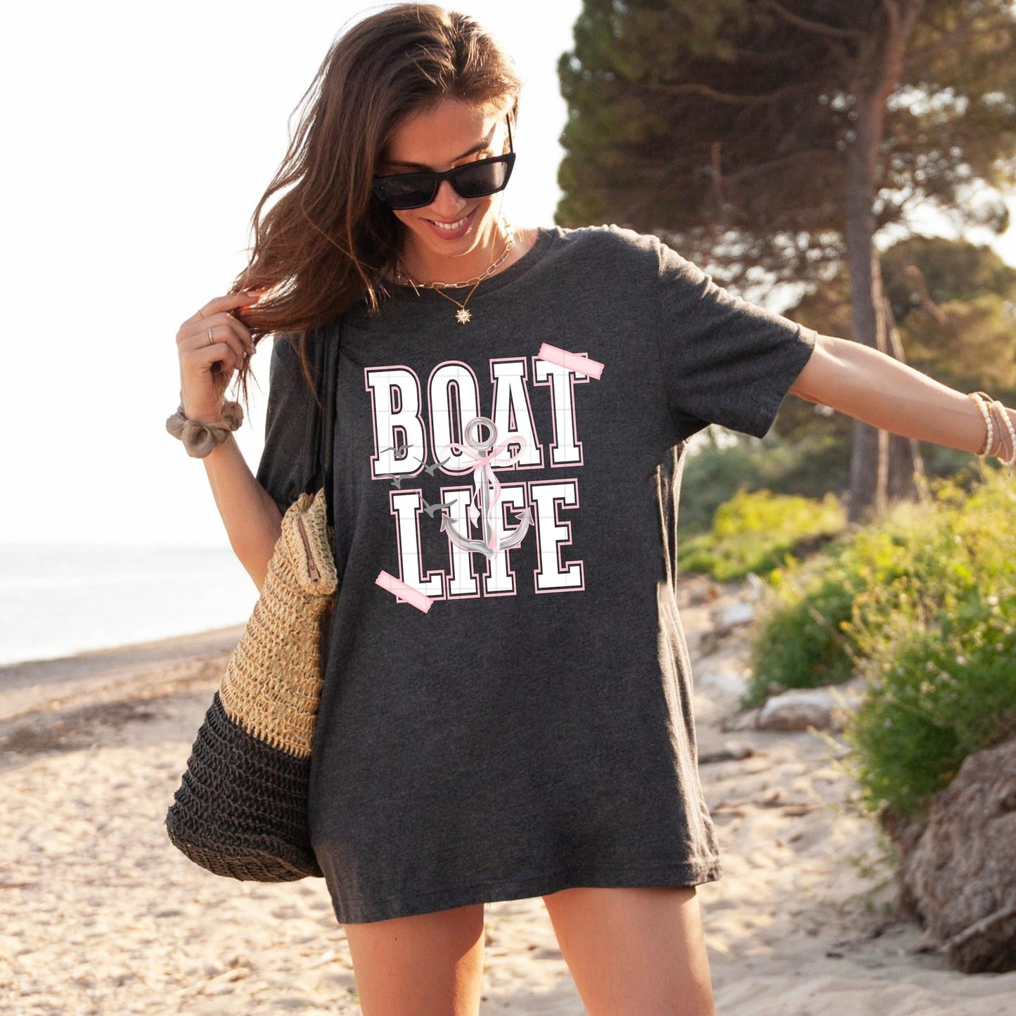 Boat Life Anchor DTF Transfer