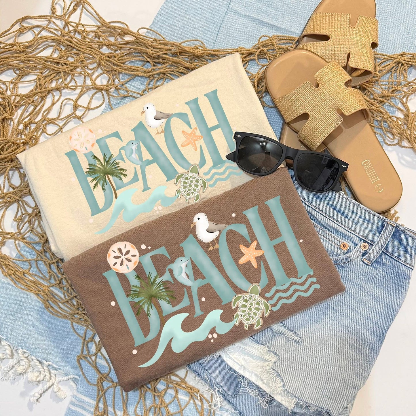 Beach Things DTF Transfer