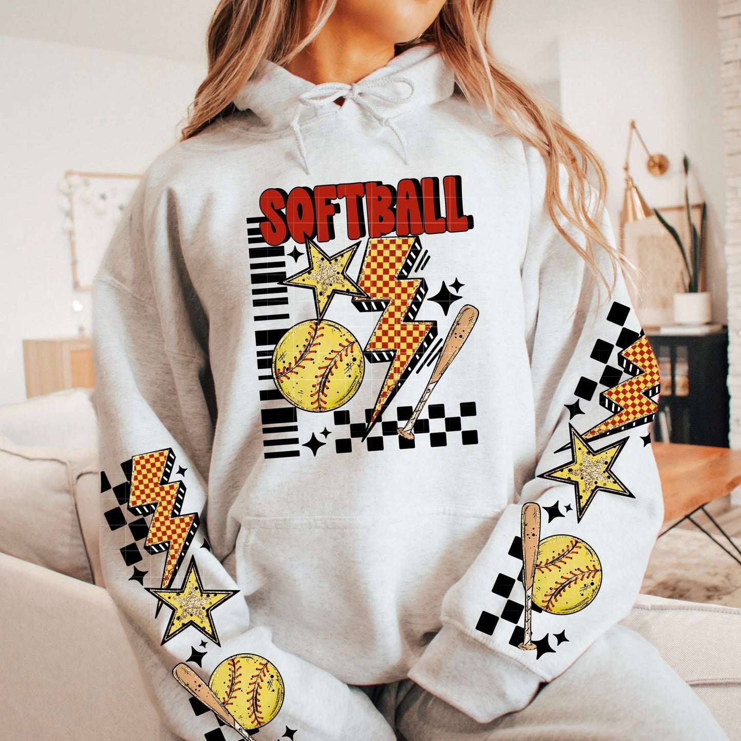 Retro Softball DTF Transfer