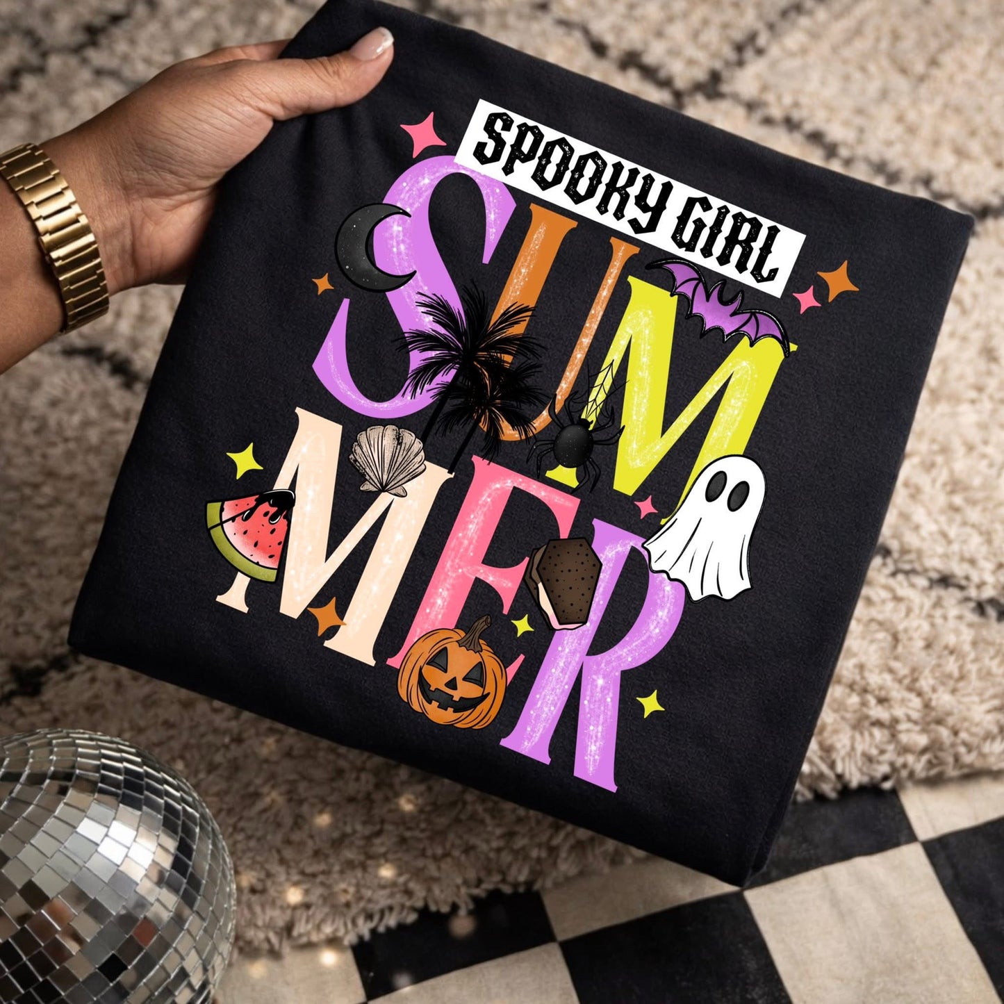 Spooky Girl Summer DTF Transfer