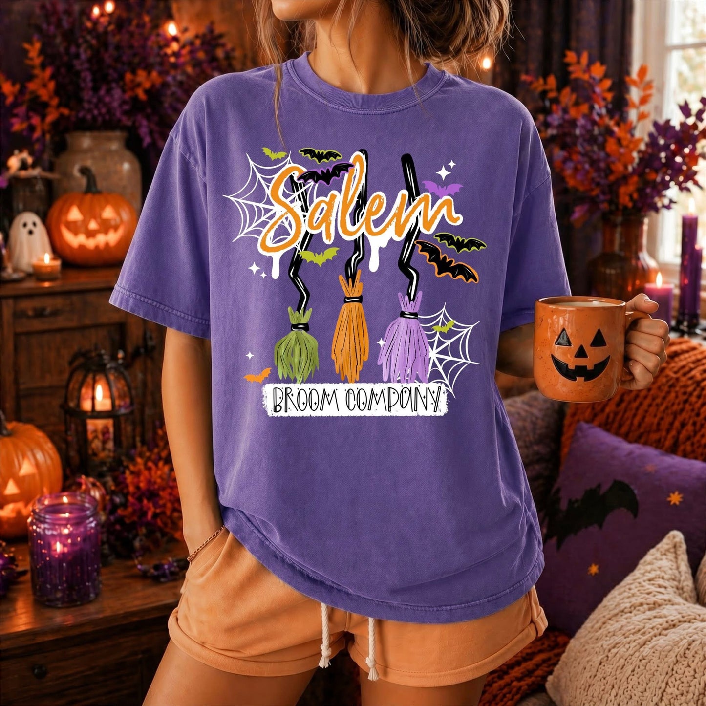 Salem Broom Co White DTF Transfer
