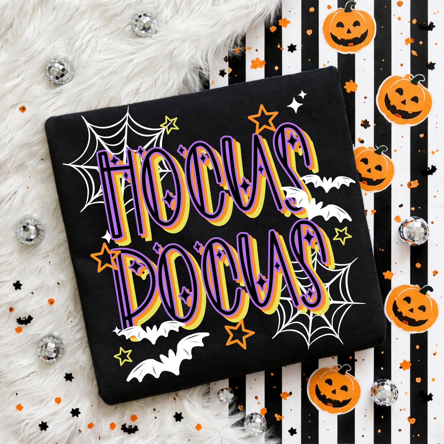 Hocus Pocus White DTF Transfer