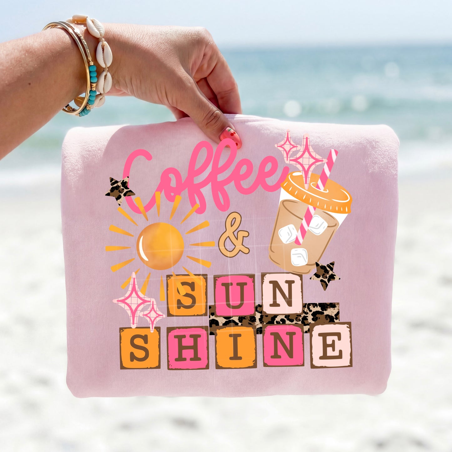 Coffee and Sunshine DTF Transfer