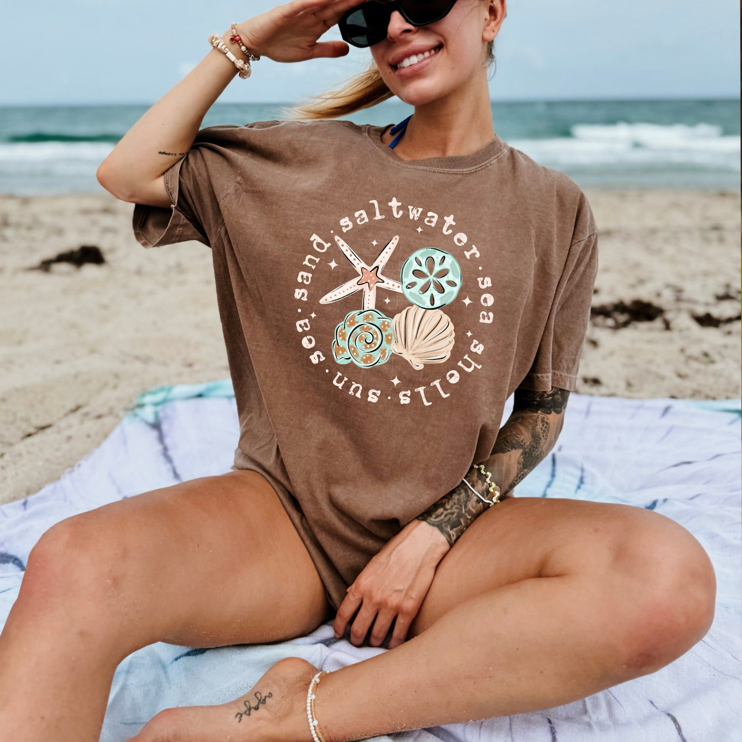 Saltwater Seashells DTF Transfer