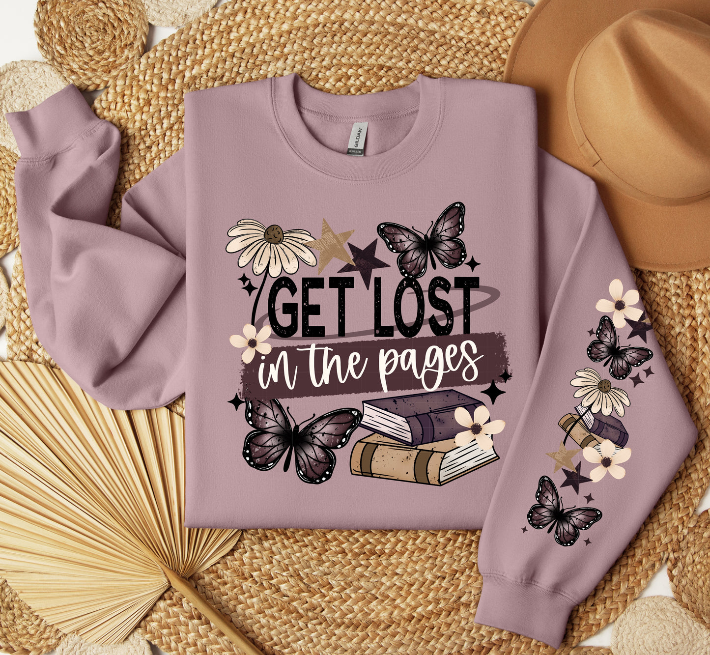 Get Lost In The Pages Softstyle Sweatshirt