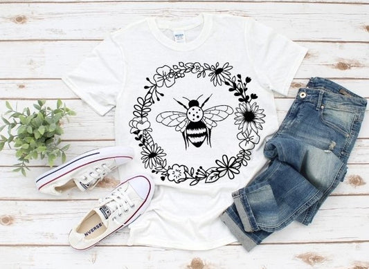 Floral Bee T-Shirt