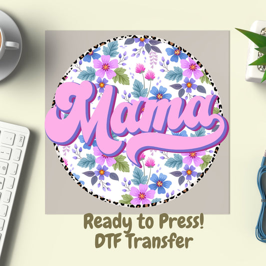 Purple Mama DTF Transfer