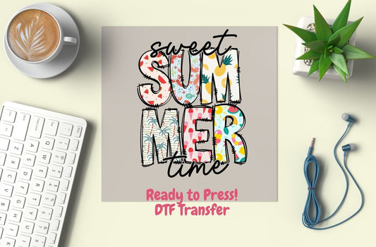 Sweet Summer Time DTF Transfer
