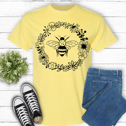 Floral Bee T-Shirt