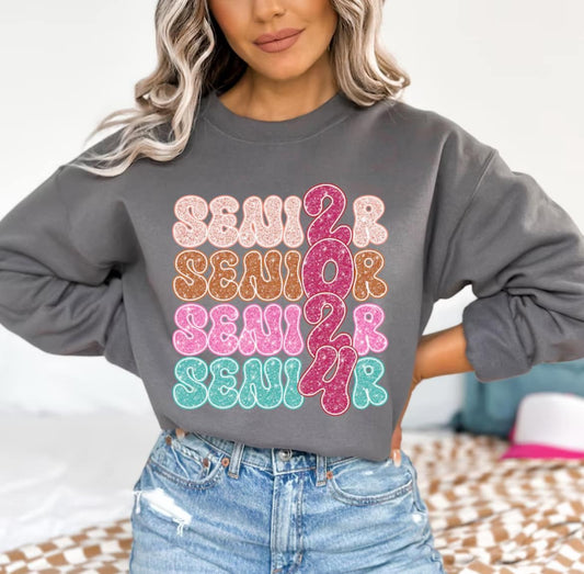 Senior 2024 T-Shirt or Sweatshirt