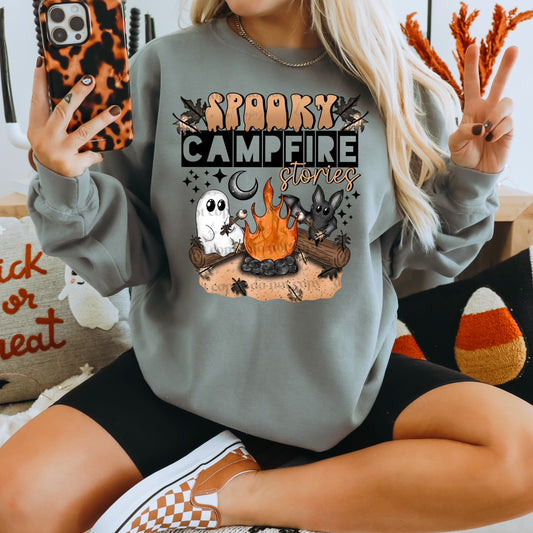 Spooky Campfire Stories DTF Transfer