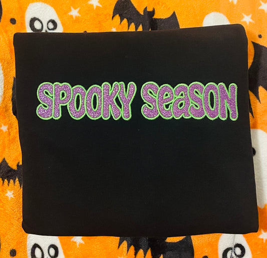 Spooky Season Embroidered Sweatshirt