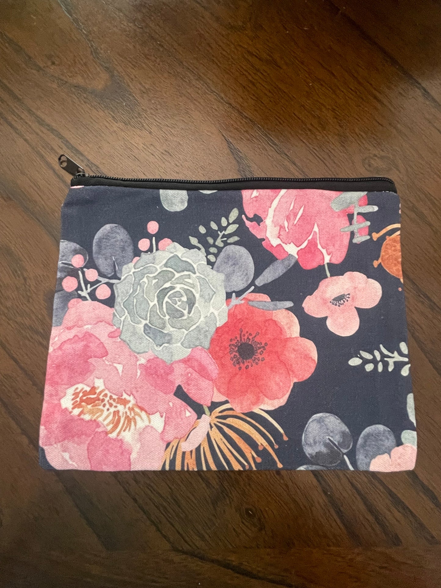 Floral Zipper Pouch