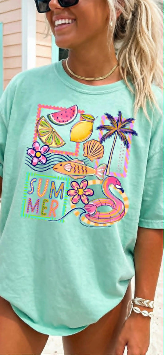 Summer Things DTF Transfer