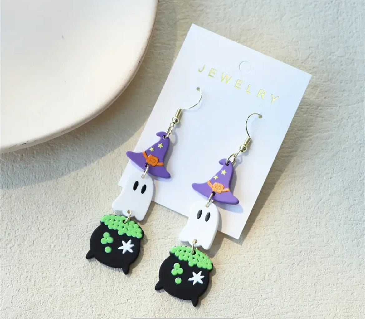 Halloween Earrings - Choice of One