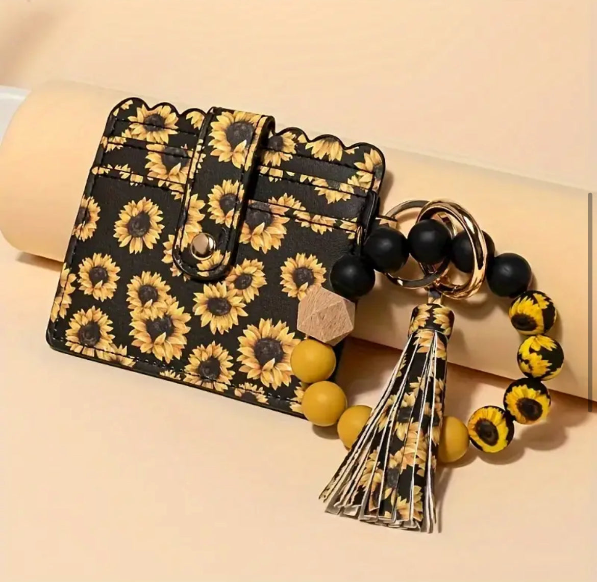 Sunflower Wristlet Wallet