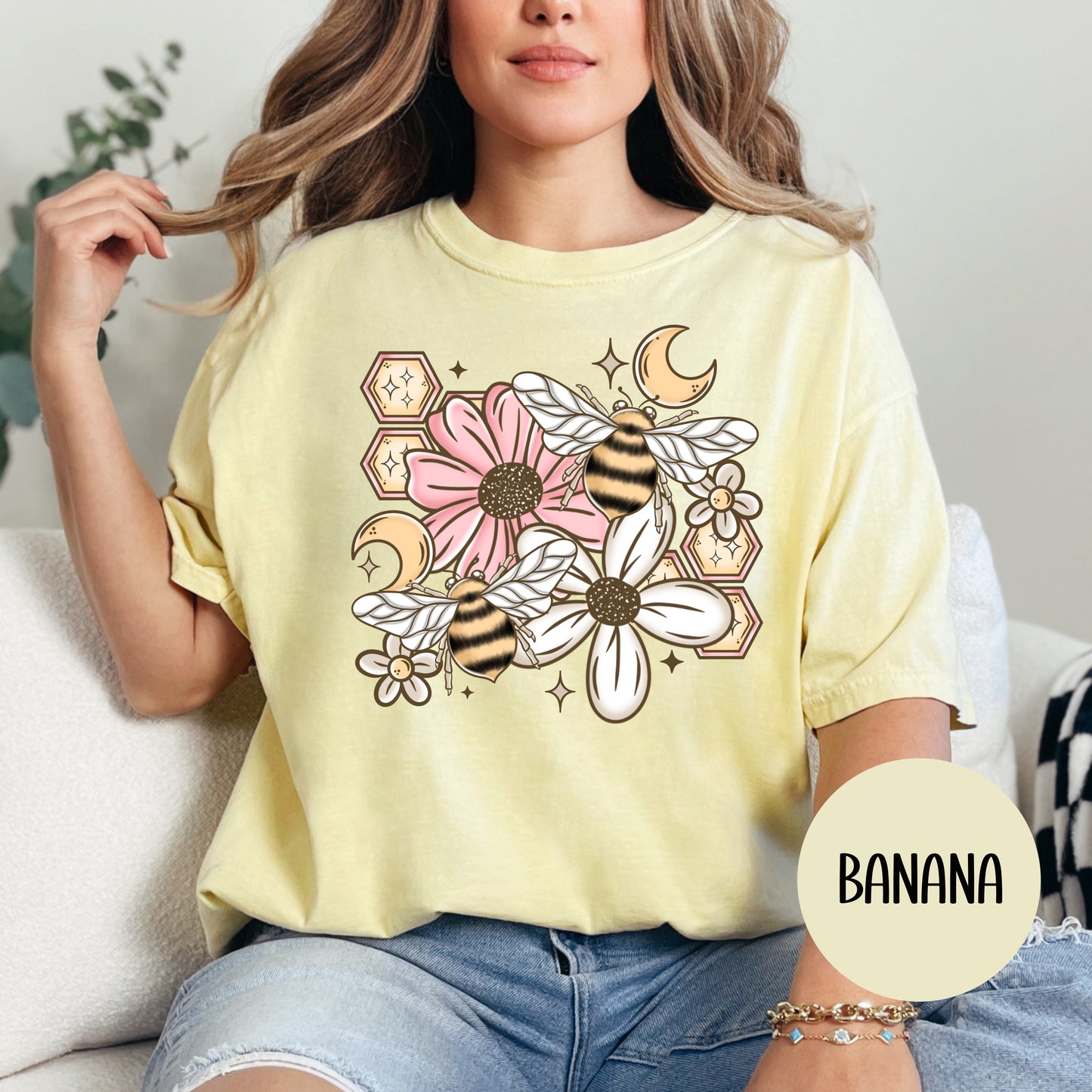 Floral Bees CC T-Shirt