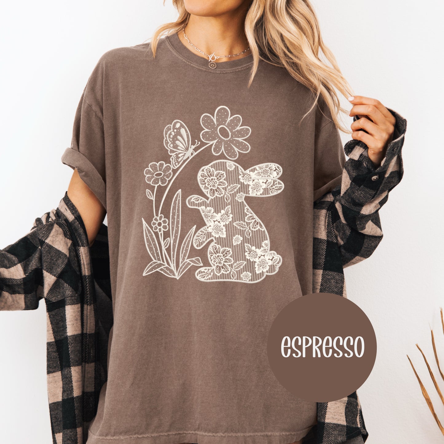 Faux Lace Bunny CC T-Shirt
