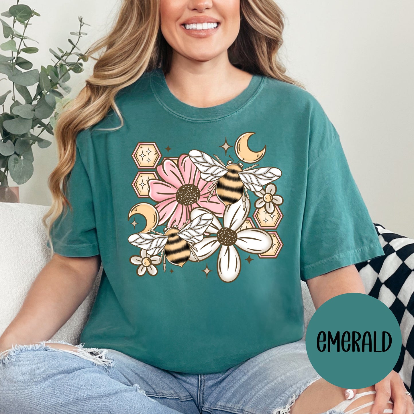 Floral Bees CC T-Shirt