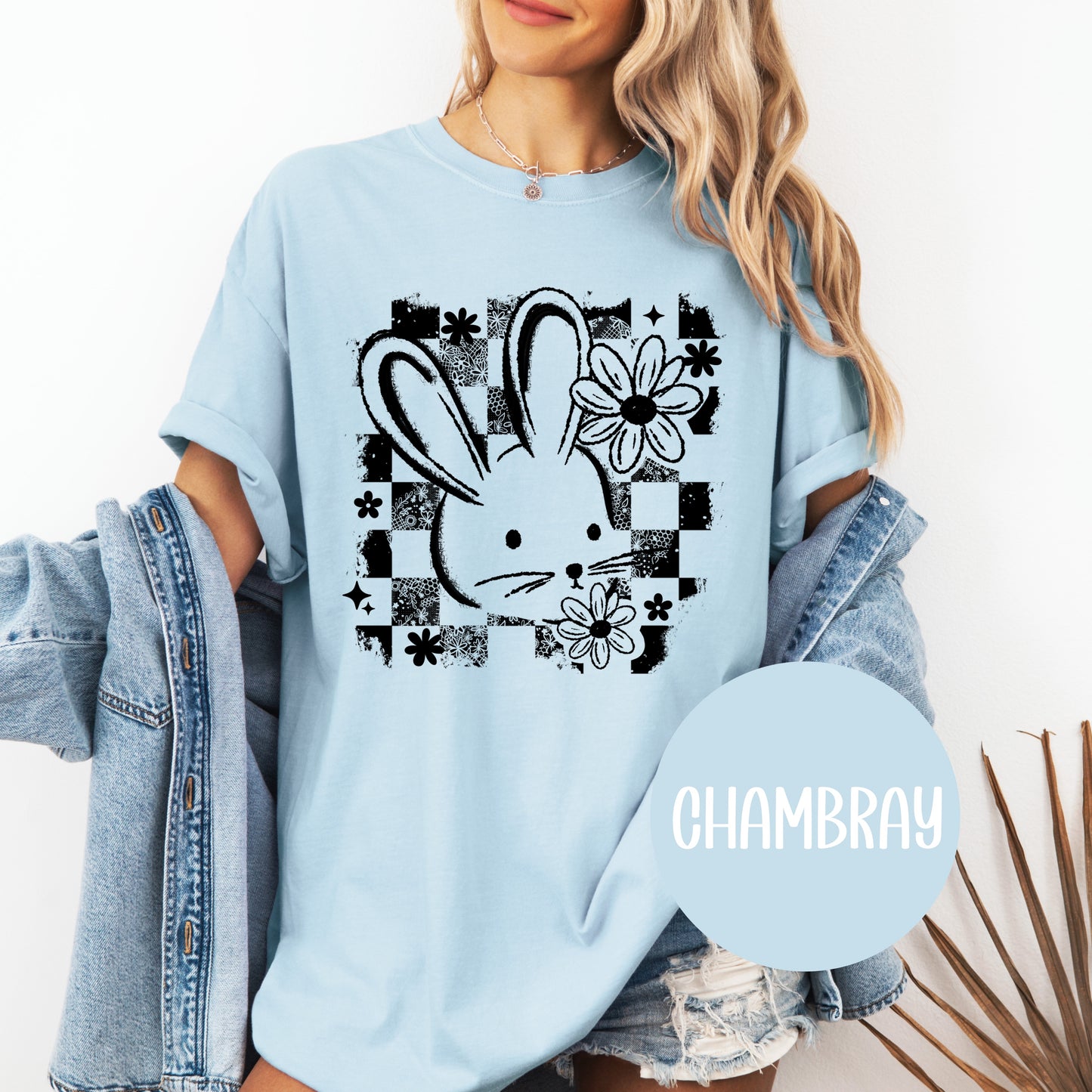 Checkered Bunny CC T-Shirt