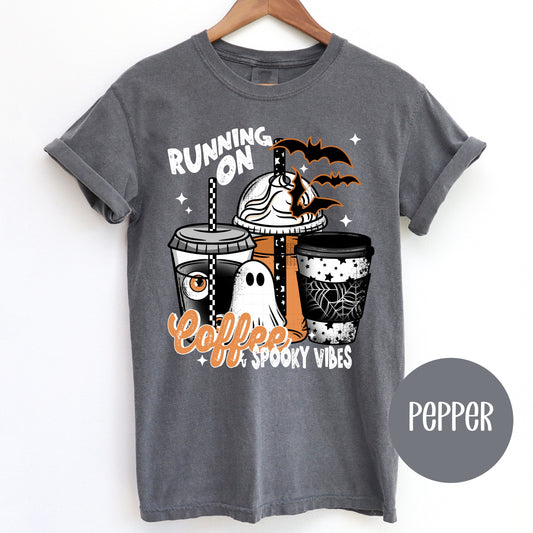 Coffee and Spooky Vibes CC T-Shirt
