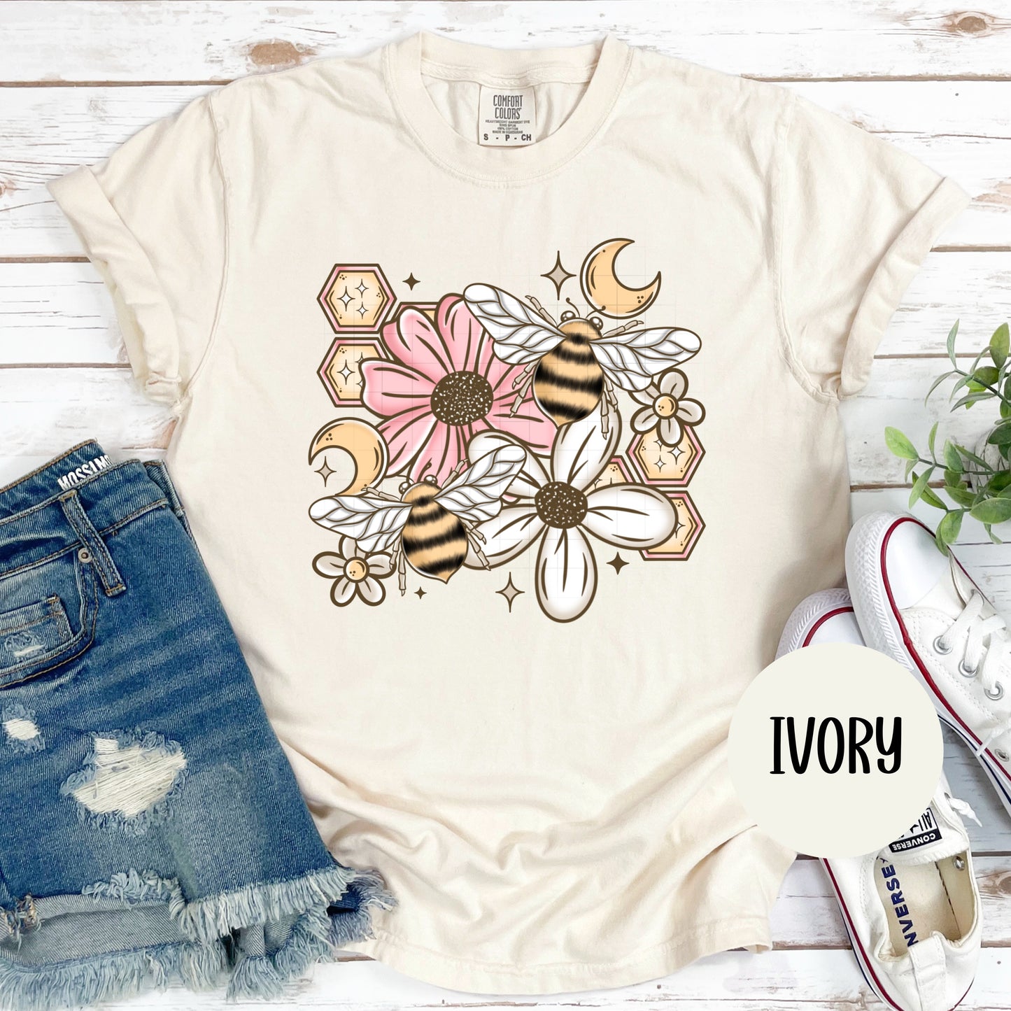 Floral Bees CC T-Shirt