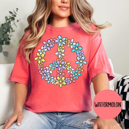 Peace Flowers CC T-Shirt