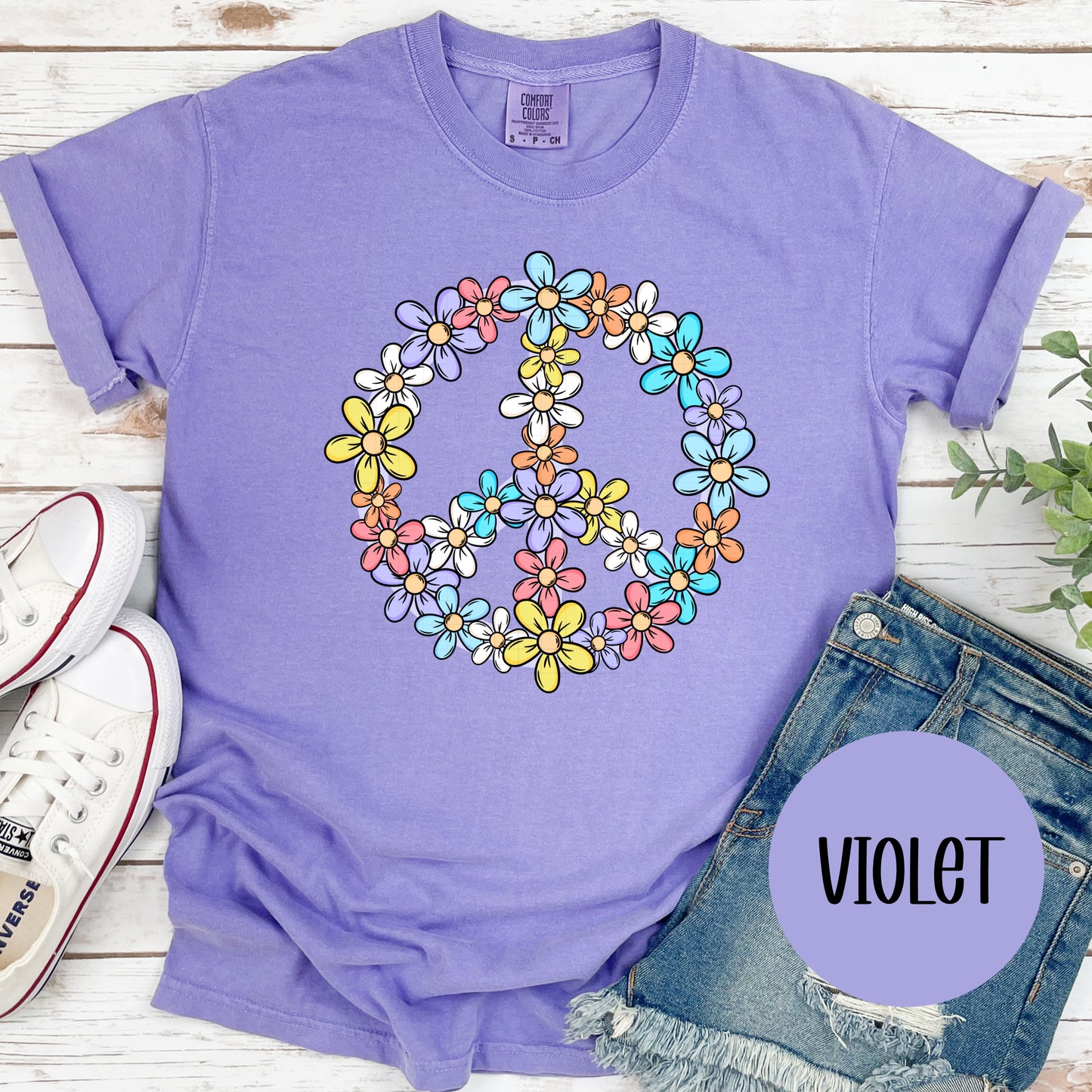 Peace Flowers CC T-Shirt