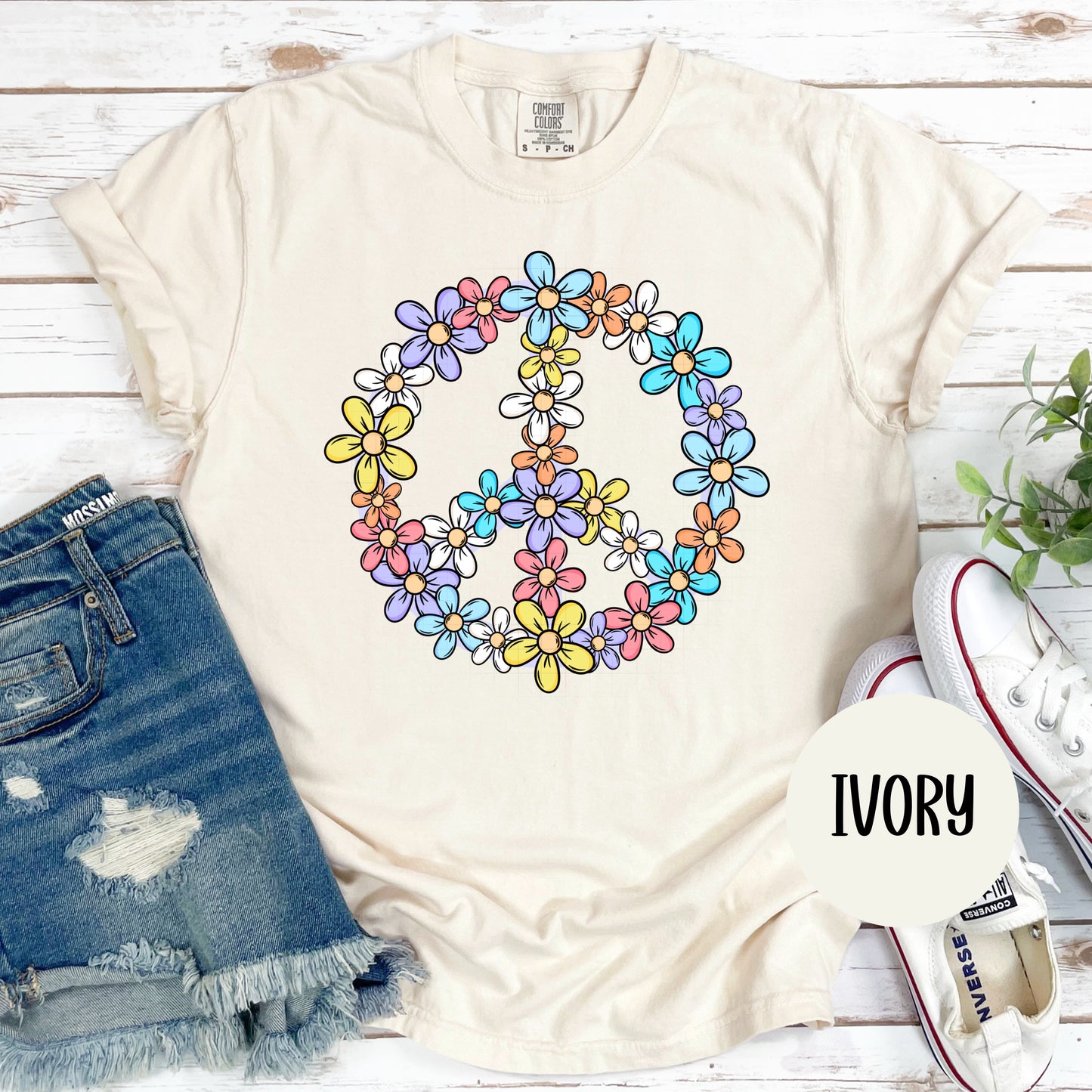 Peace Flowers CC T-Shirt