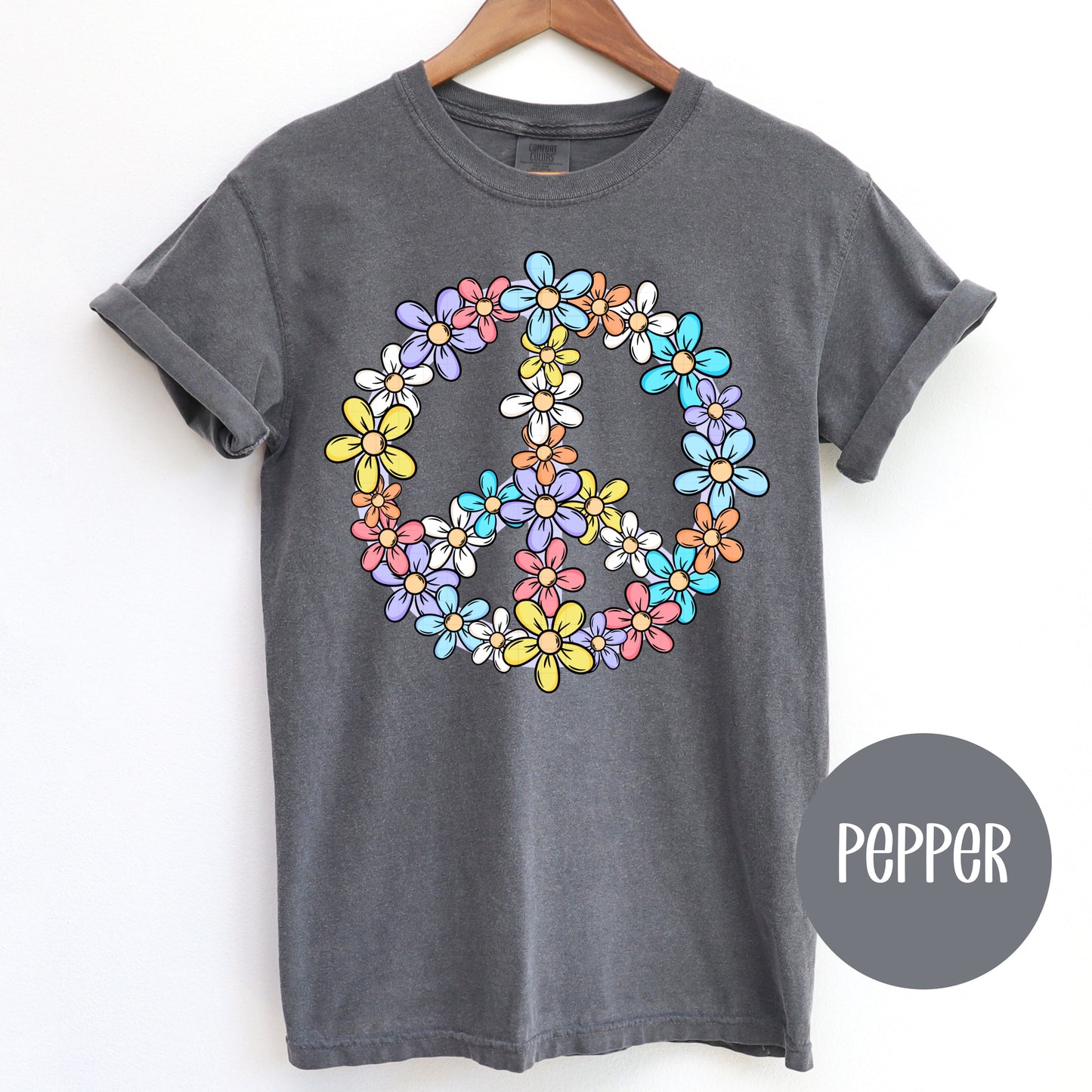 Peace Flowers CC T-Shirt