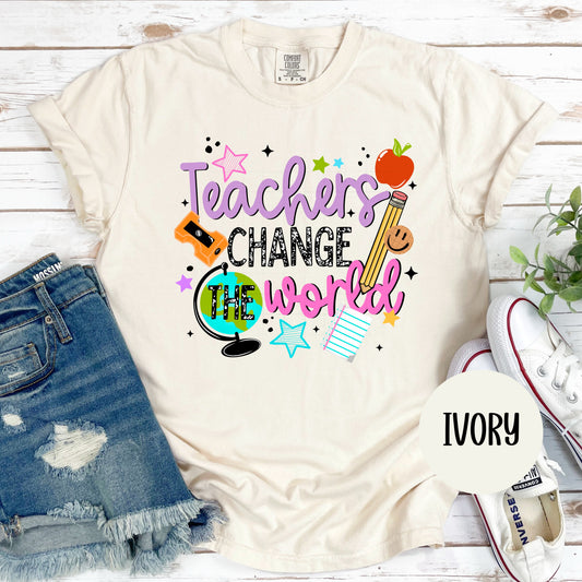 Teachers Change The World CC T-Shirt