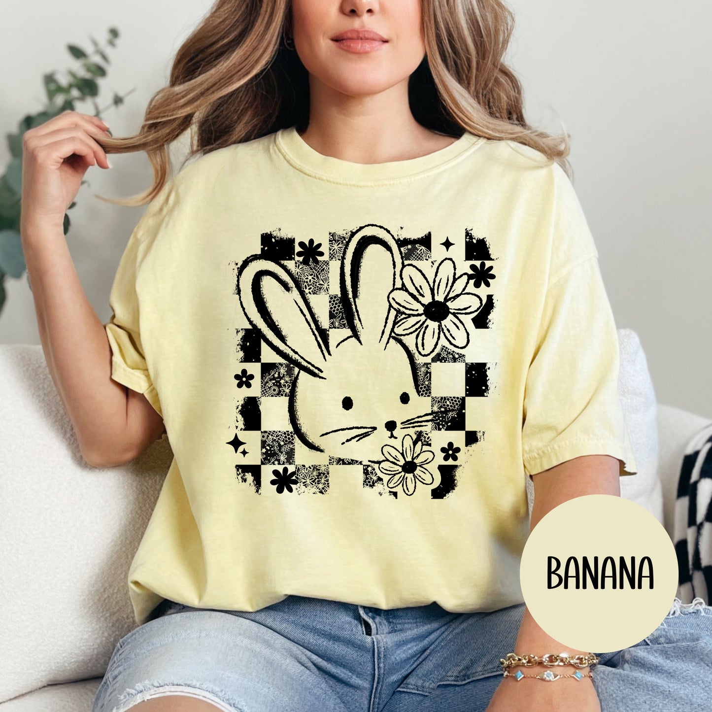 Checkered Bunny CC T-Shirt