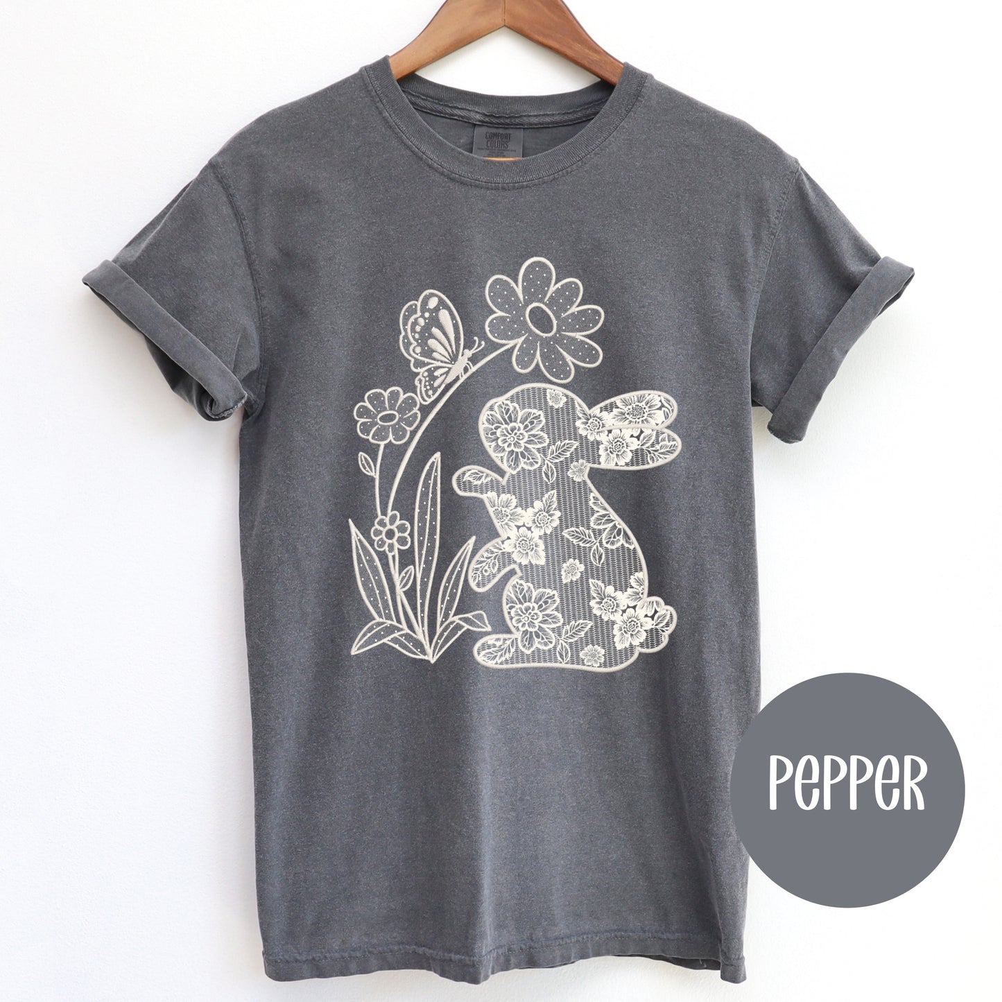 Faux Lace Bunny CC T-Shirt