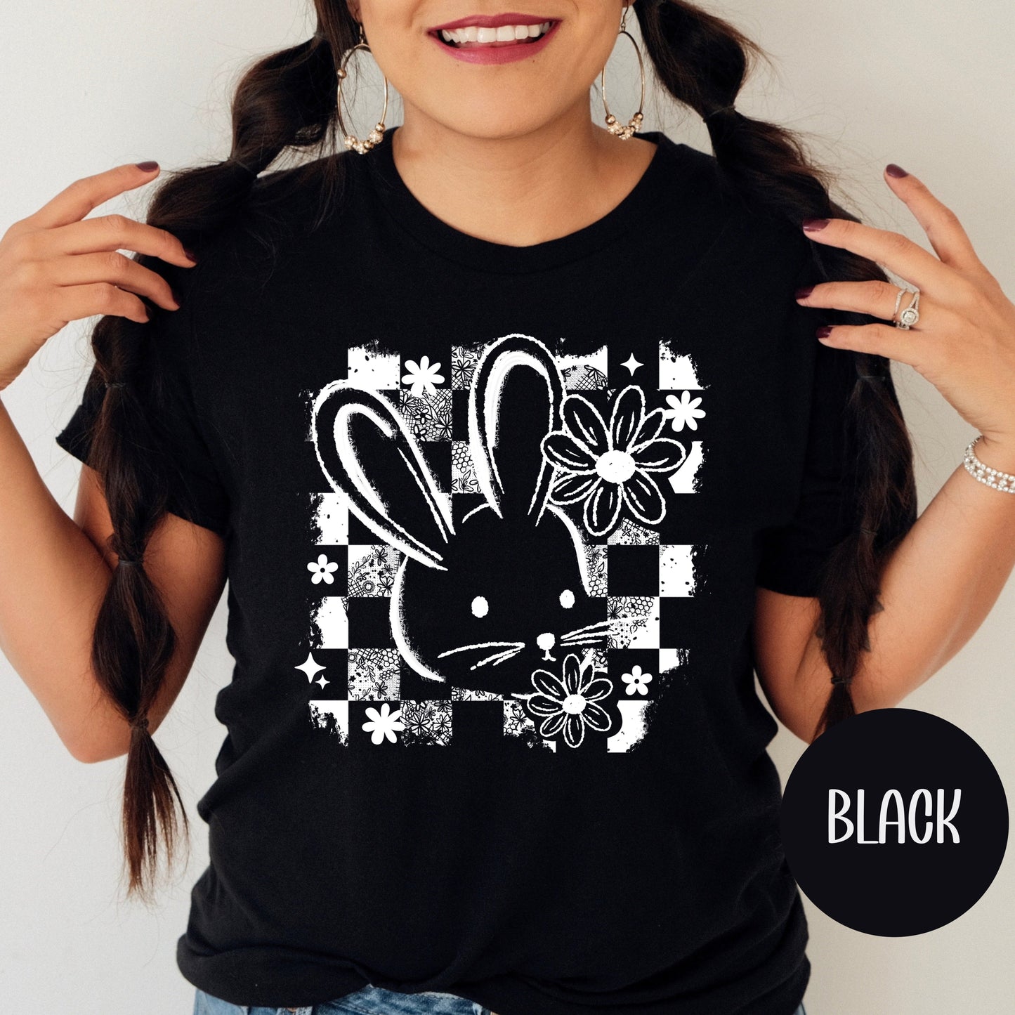 Checkered Bunny CC T-Shirt