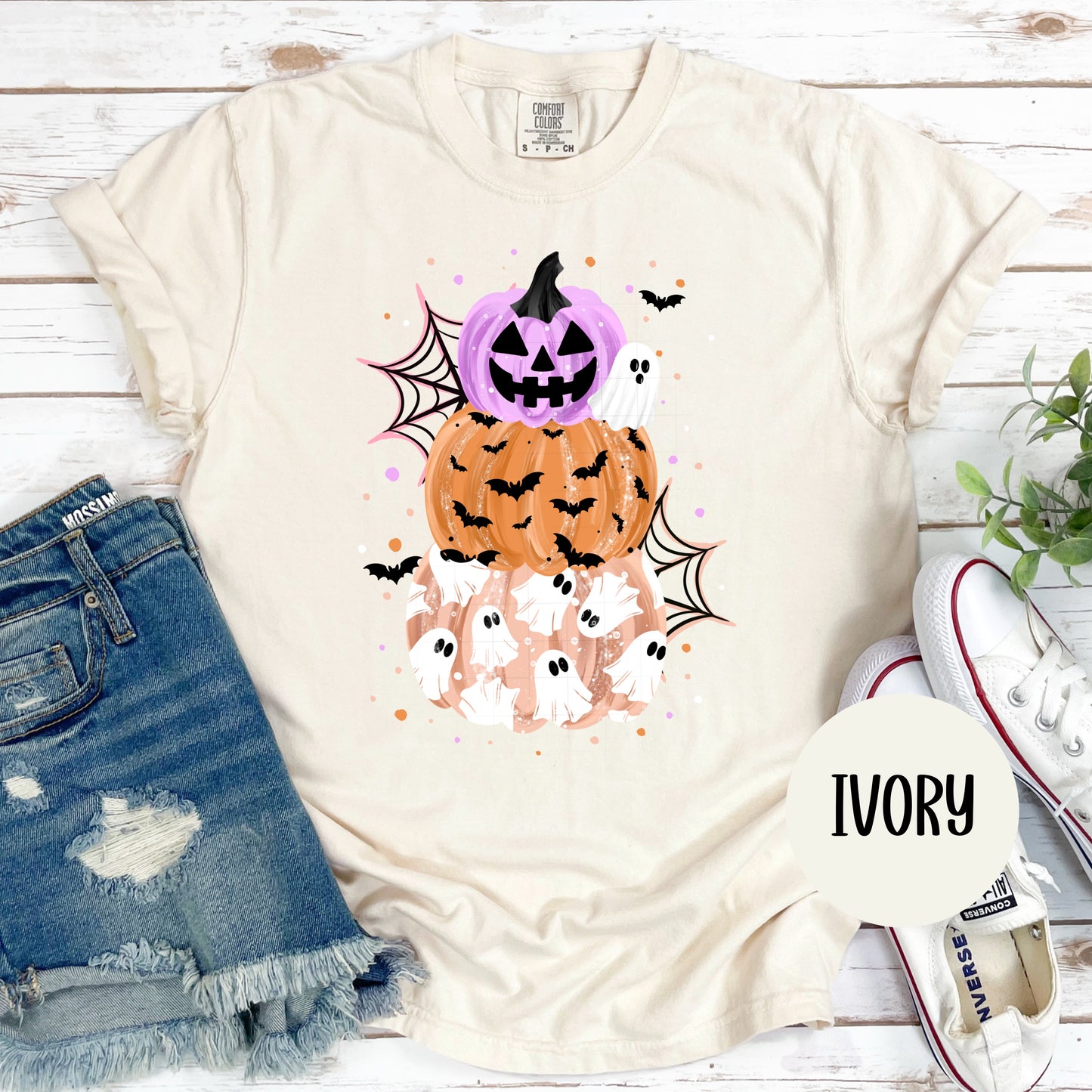 Spooky Pumpkin Stack CC T-Shirt