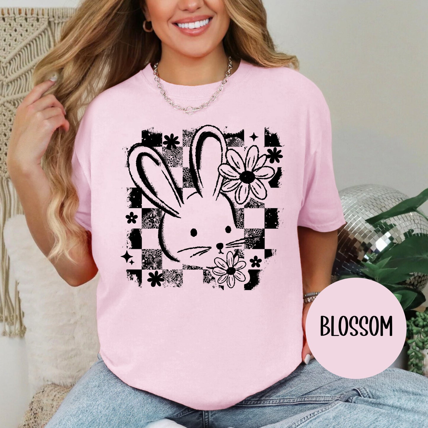 Checkered Bunny CC T-Shirt