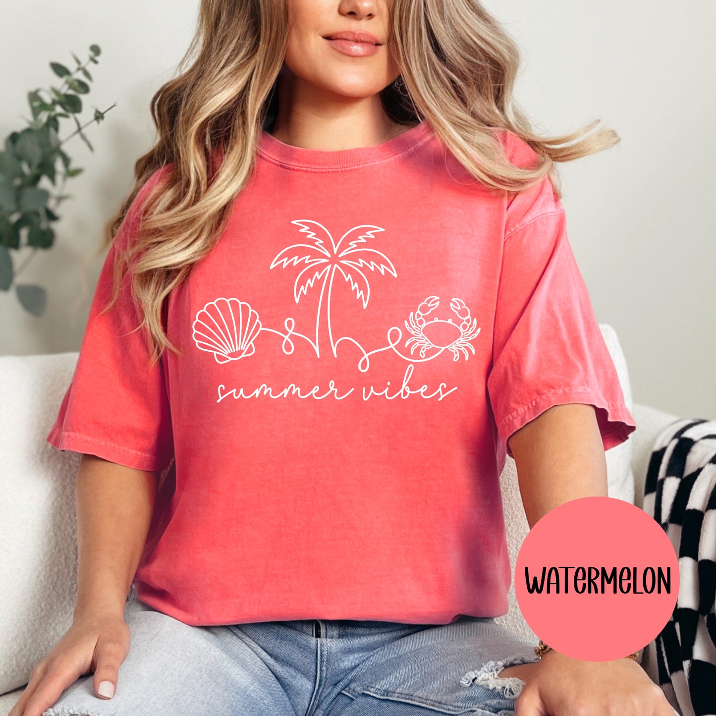 Summer Vibes Script CC T-Shirt