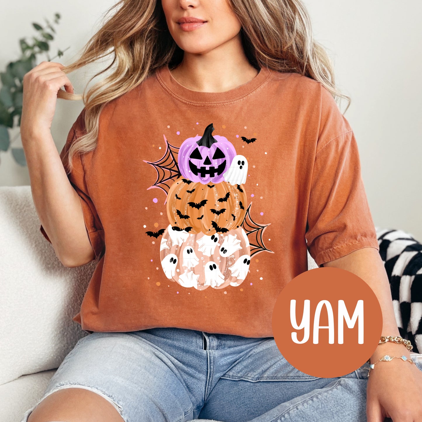 Spooky Pumpkin Stack CC T-Shirt