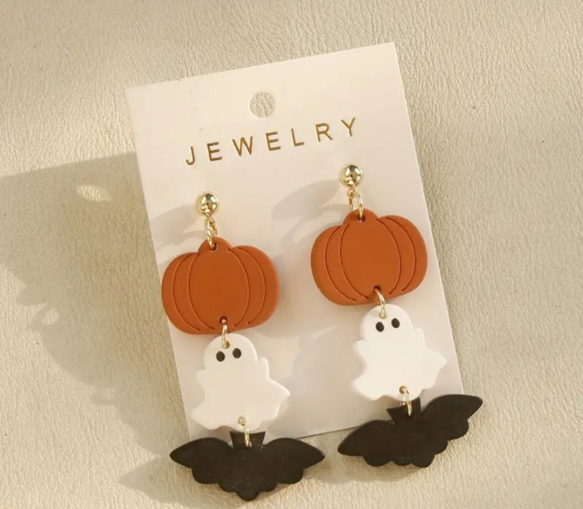 Halloween Earrings - Choice of One