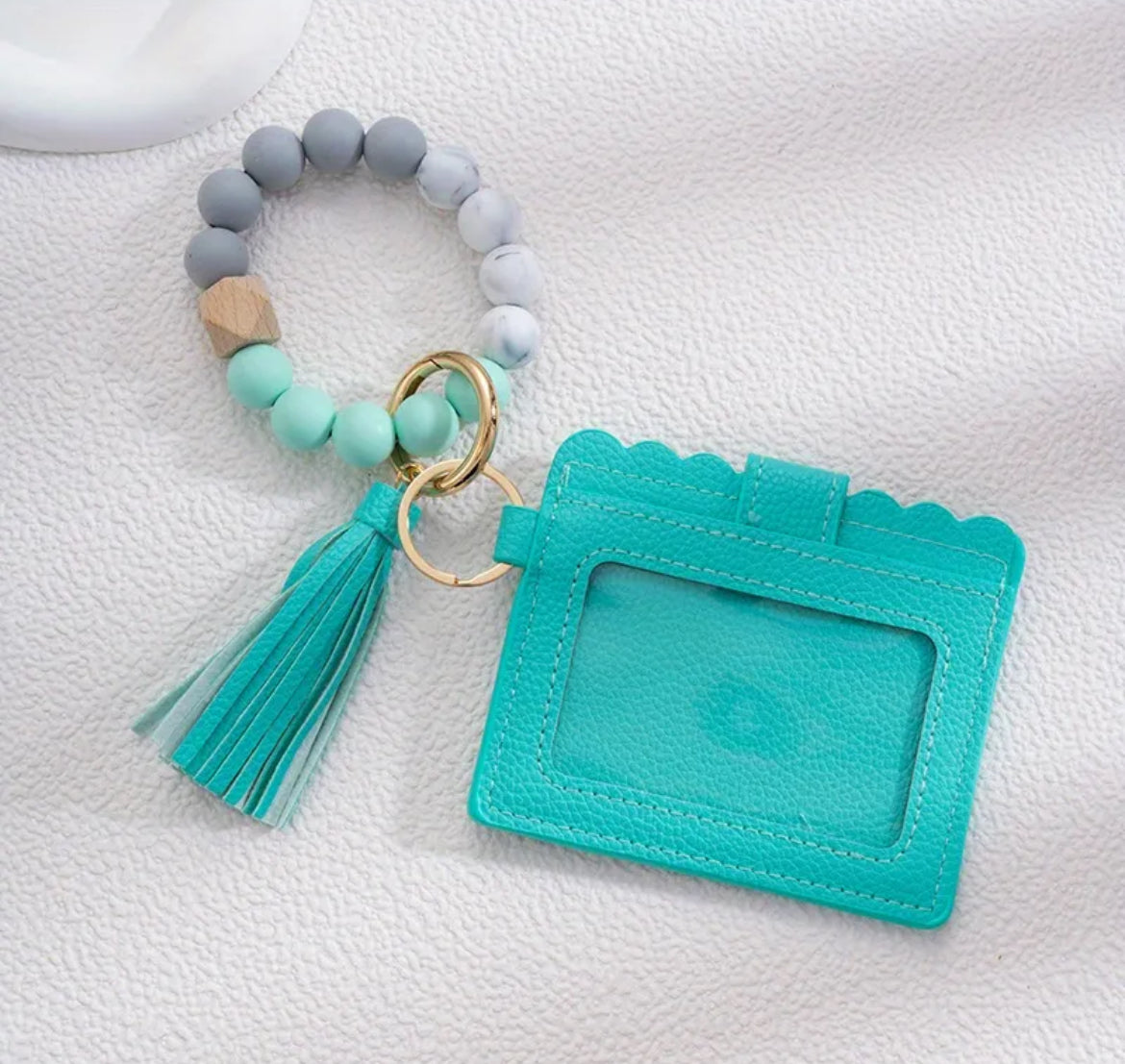 Teal Wallet Wristlet