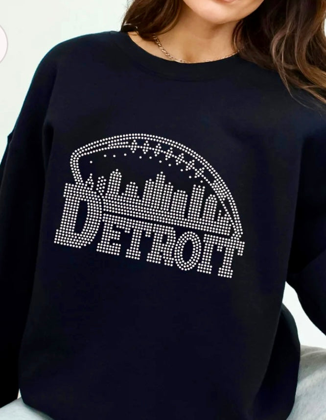 Detroit Football Spangle Shirt