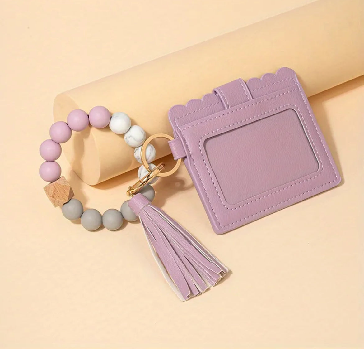 Purple Wallet Wristlet