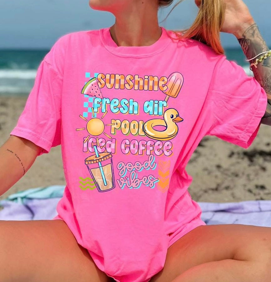 Pool Vibes DTF Transfer
