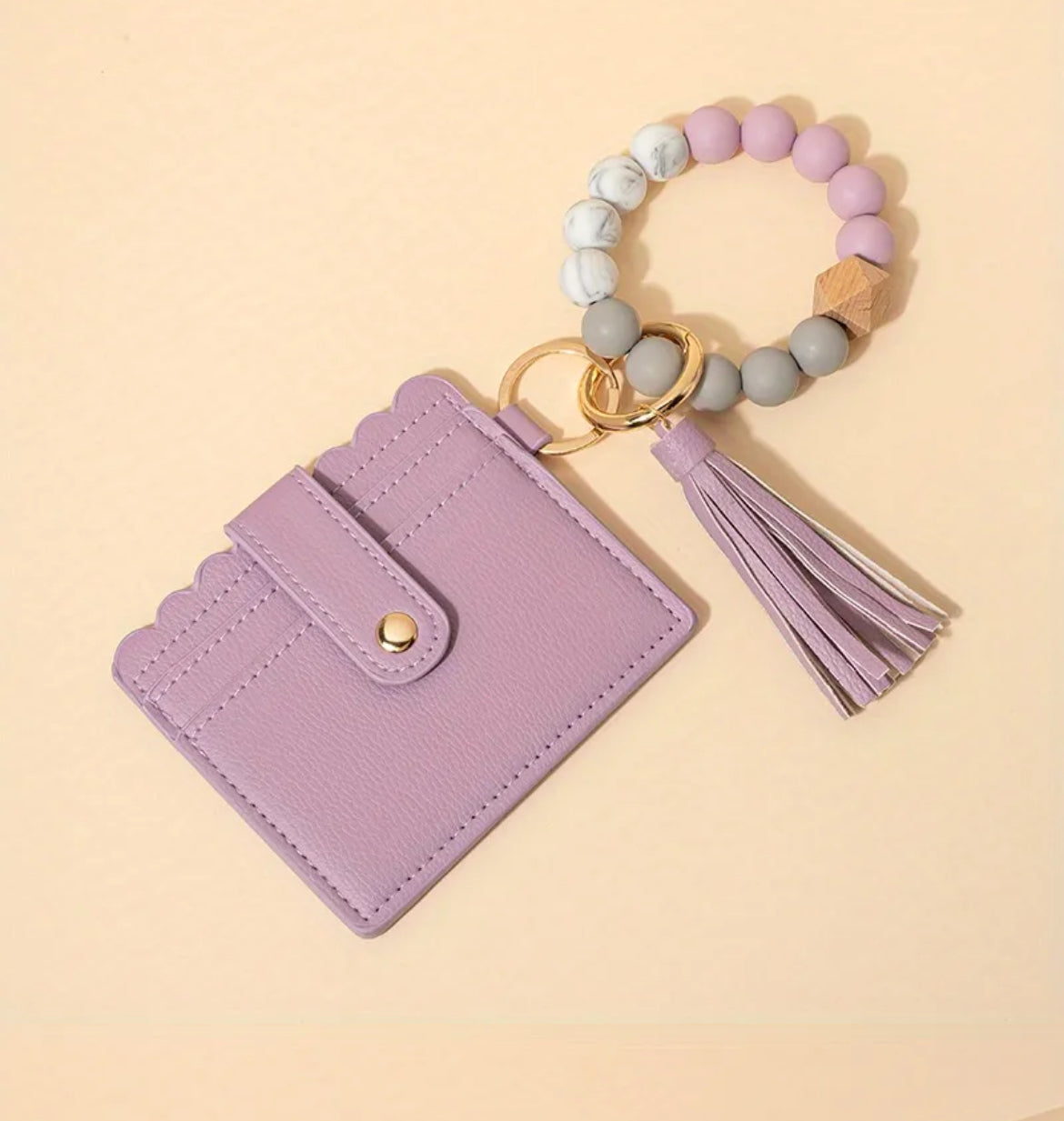 Purple Wallet Wristlet