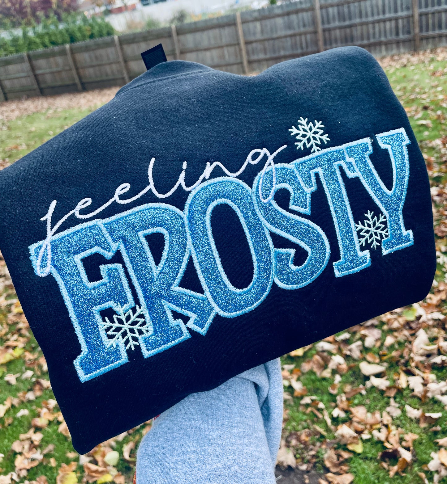 Feeling Frosty Embroidered Sweatshirt