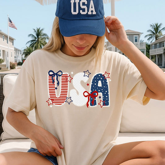 USA Stars DTF Transfer